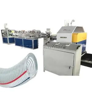 PVC Spiral Steel Wire Spring Flexible Reinforced Hose Tube Making Machine/Helix PVC Hose Production Line
