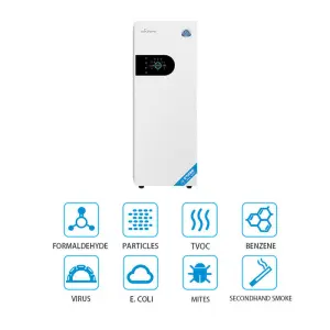 Floor-standing UV Air Disinfection Machine Air Sterilizer Medical Hospital HEPA Air Disinfector Multi-filter Sterilizer