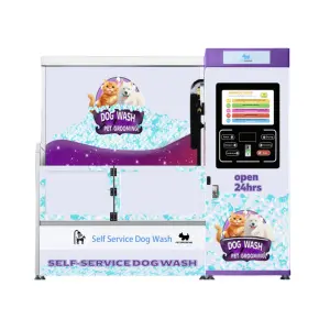 PETSPTOOGING Automatic Vending Pet Wash Station Cleaning Grooming Dog Bath Washing Machine Coin Operated