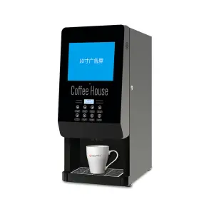 SUPIN 308F-L Smart Coin-operated Mixing Instant Coffee Vending Machine with Video Coin Coffee Machine Automatic Coffee Dispenser