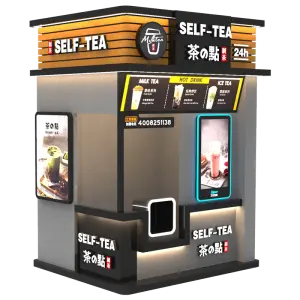 Bubble Tea Vending Machine Automatic Robotics Arm Smart Cold Drink Coffee Boba Milk Tea Vending Machine for Manufacturer