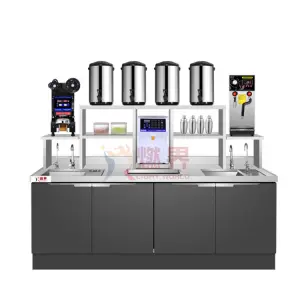 Bubble Tea Machine Fully Equipped Drink Station Juice Bar Milk Tea Coffee Counter