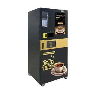 AIT 8 Selection Fully Automatic Commercial Instant Coffee Vending Machine for Hotels with SDK Function
