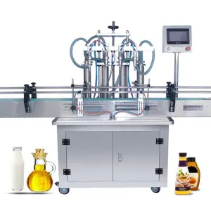 2/4/6 Nozzle Semi Automatic High-speed Oil Coffee Juice Wine Shampoo Liquid Filling Machine