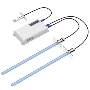 Advanced 253.7nm UV Quartz Glass Lamp 220V HVAC Duct Indoor Air Sterilization & Disinfection for Office Home Hotel