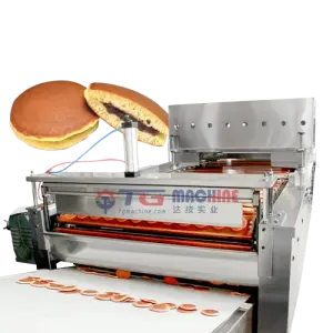 Stuffed Dorayaki Production Line Layer Dorayaki Manufacturing Machine Commercial Dorayaki Baking Equipment for Large Output