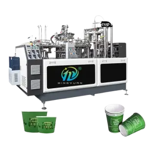 100 Pcs/min Fully Automatic Paper Cup Machine Provides Overseas Engineer Service 1.5-16 oz High-speed Paper Cup Making Machine
