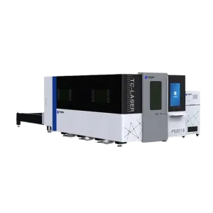 2000W 3000W 6000w Make Money Style Fiber Laser Cutting Machine with Cover and Exchange Platform Table