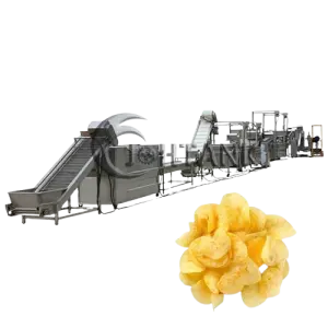 Full Automatic Fresh Potato Chips Making Machine / Potato Chips Making Machine