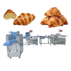 Automatic Industrial Croissant Making Machine Commercial Bakeries Baking Equipment