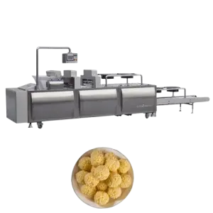 Automatic Chocolate Cereal Making Machine Production Line Nuts Bar Machine