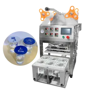Semi-Automatic Ice Cream Cup Packaging Machine Juice Cup Sealing Machine Dessert Cup Sealer Machine