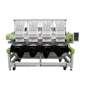 FUJA Embroidery Machine Computerized Embroidery Machine 12/15 Needles 4 Heads Industrial Embroidery Machine