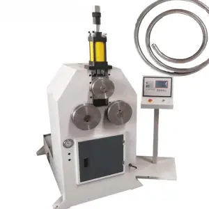 60cnc Servo Motor Tube Roll Round Pipe Rollers Rolling Bending Machine