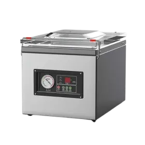 Tabletop Single Chamber Fruit Meat Vacuum Sealer Fully Automatic Vacuum Sealing Packing Machine for Food
