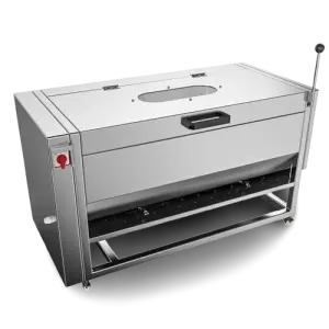 Commercial Vegetable Washing Machine High Safefy Level Automatic Potato Carrot Taro Cleaning Peeling Machine