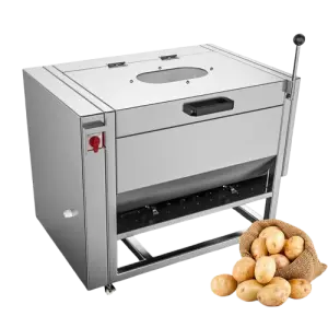 Nylon Brush Deep Cleaning Potato Washing Machine Ginger Cassava Potato Carrot Washing Peeling Machine