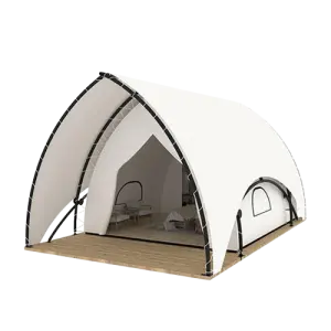 4m*6m*3.3m Sailboat Shaped Luxury Tents Hotel Resort Glamping for Leisure Manor