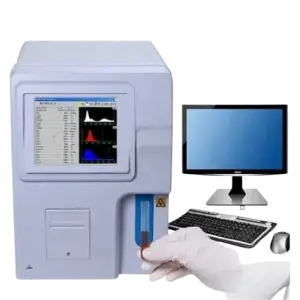 A12 High End 70 Tests/Hr LIS System and Computer Connective 3 Part Differentiation CBC Full Auto Hematology Analyzer on