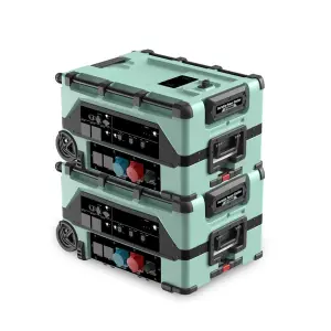 Portable 10Kw Three Phase Power Station 10000 Watt Portable Solar Generator Inverter System External Battery MPPT Controller