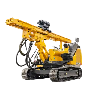 High-Efficiency Crawler Photovoltaic PV Power Air Pile Driver Solar Farm T Post Tackler Hammer Pump Engine Core