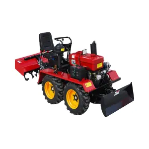 Crawler Tractor Agricultural Machinery Bulldozer Equipment Mini Crawler Cultivator Tractor