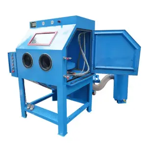 Wet Sandblasting Machine Vapor Blast Cabin for Efficient Cleaning Motorcycle and Car Parts