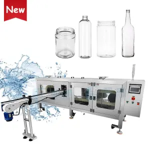 Automatic Industrial Plastic Pet Bottle Jar Glass Bottle Washer Washing Machine