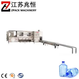 Automatic Barrel Water 5 Gallon Bottle Washer and Filling Machine