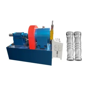 220V Rotary Embossing Machine Swaging Decorative Tube Making Machine PLC Motor for Metal Metallurgy