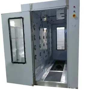 GMP Standard Clean Room Class 100 Stainless Steel Air Shower Tunnel with Shoe Cleaning
