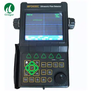 MFD650C NDT Ultrasonic Flaw Detector Digital Portable Ultrasonic Flaw Tester 0~9999mm