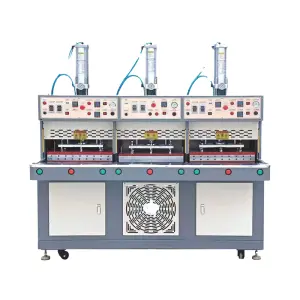 Shoes Non-Sewing Upper Machine Heat Cooling Welding & Seamless Pressing Shoe Making Machine with Core Motor Component