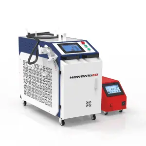 Handheld Fiber Laser Welding Cleaning Cutting Machine for Steel with Water Chiller