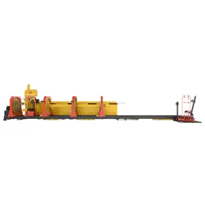 CNC Fully Automatic Rebar Cage Rolling Welding Machine with Lathe 380V for Bridge Construction Condition