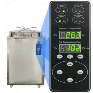 200L-250L High-Pressure Vertical Autoclave Steam Sterilizer Automatic Retort Machines for Mushroom Substrate Including Dry