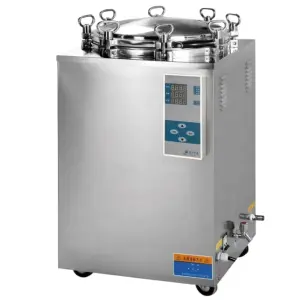 Portable High Pressure Steam Sterilizer Food Vegetables Vertical Autoclave Sterilization Machine