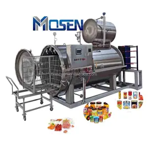 Water Spray High Pressure Retort Food Sterilization Retorting Machine Autoclave