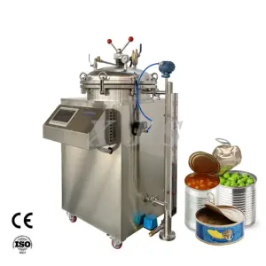Industrial Steam Sterilizer Vertical Autoclave for Mushroom Substrate Bag Retort Machine
