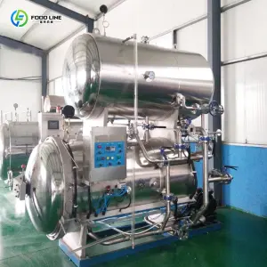 Steam Retort Sterilizer Retort Autoclave Machine for Food Packaging Horizontal Industrial Autoclave