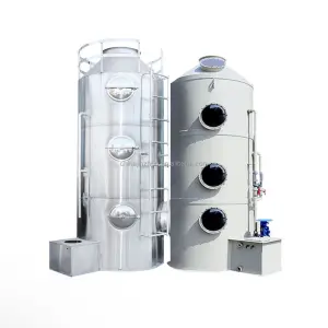 Hazardous Waste Incinerator Gas Disposal Machinery with Durable Stainless Steel Wet Scrubber Spray Tower Core Component Pump