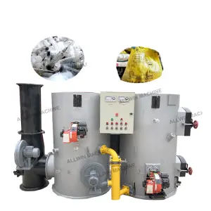 Hospital Solid Waste Incinerator with Efficient Motor Gear Smokeless Tasteless Core Components for Waste Treatment Machinery