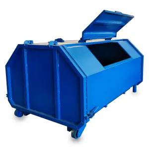 Hook Lift Waste Collection Bins Steel Dumpster Container Garbage Transfer Bin Mobile Dumpster
