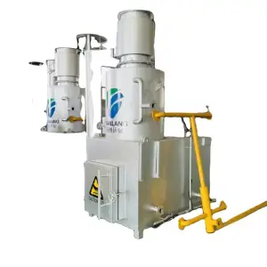 High Capacity Solid Animal Waste Incinerator Smokeless Garbage Gas Medical Waste Treatment Machinery