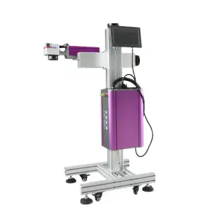 F50 50W High-Power Fiber Laser Engraver | 10mm Metal Deep Marking | Aerospace/Mold Industrial Coding