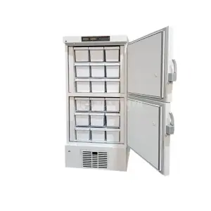 Medical Deep Freezer Vertical Medical Low Temperature Freezer -20℃ ~ -40℃ Dual Chamber Biomedical Freezer