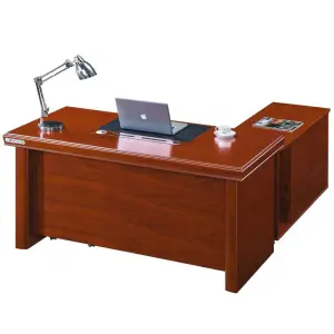 Modern Home Office L-Shaped Expandable Manager Furniture with Wooden Panel Stylish Office Furniture