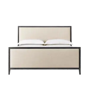 High-end Light Luxury Hotel Bedroom Solid Wood Bed Custom Furniture 1.8-meter Small Apartment Double Bed Simple Wedding Bed