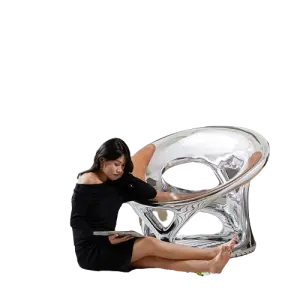 Modern Fiberglass Leisure Chair Unique Creative Design for Living Room and Bedroom Furniture