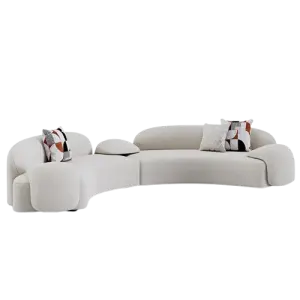 Nordic Modern Design Fabric Sofa Set Modular Couch Sofa Living Room Sectional Leisure Hotel Conbinetion Sofa Furniture